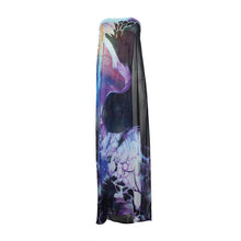 Load image into Gallery viewer, Female Beach Dress Tie Dyed Sleeveless Strapless Long Dress Bikini