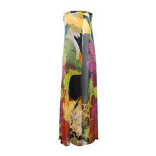Load image into Gallery viewer, Female Beach Dress Tie Dyed Sleeveless Strapless Long Dress Bikini