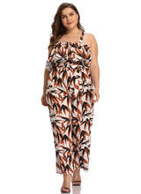 Load image into Gallery viewer, Female Fashion Digital Printed  Ruffles Jumpsuits Spaghetti - Sophornlilly