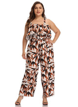 Load image into Gallery viewer, Female Fashion Digital Printed  Ruffles Jumpsuits Spaghetti - Sophornlilly