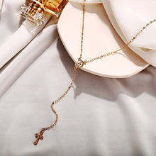 Load image into Gallery viewer, Female Necklaces For Women Women's Golden Cross Necklace Ordinary