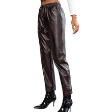 Load image into Gallery viewer, Drawstring Trousers Solid Color High Elastic Waist