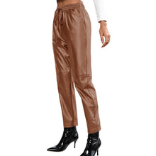 Load image into Gallery viewer, Drawstring Trousers Solid Color High Elastic Waist