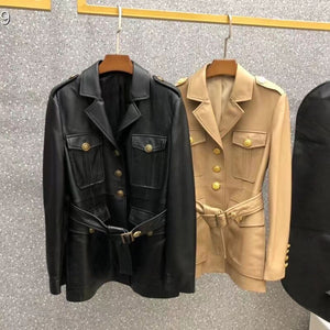 New Fashion Genuine Leather Jacket