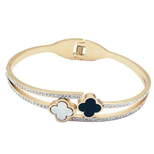 Load image into Gallery viewer, Fine Jewelry Black Round Bangle Roman Numerals Bracelet