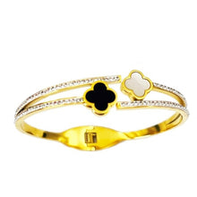 Load image into Gallery viewer, Fine Jewelry Black Round Bangle Roman Numerals Bracelet