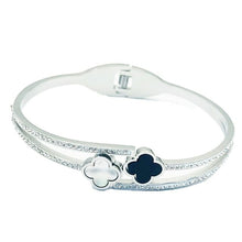 Load image into Gallery viewer, Fine Jewelry Black Round Bangle Roman Numerals Bracelet