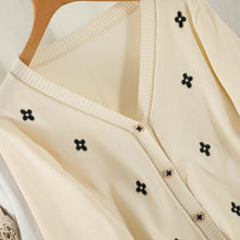 Load image into Gallery viewer, New Autumn Winter Women Casual Loose Floral V neck