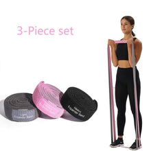 Load image into Gallery viewer, Fitness Long Resistance Bands 3 Piece Set Yoga Pull Up Assist Booty - Sophornlilly