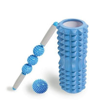 Load image into Gallery viewer, Fitness Pilates Foam Roller Blocks Suit Yoga Column Massage Relax Ball - Sophornlilly