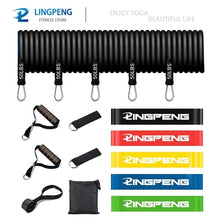 Load image into Gallery viewer, Fitness Resistance Rubber Band Yoga Elastic Band Upgrade Training Bar - Sophornlilly