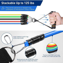 Load image into Gallery viewer, Fitness Resistance Rubber Band Yoga Elastic Band Upgrade Training Bar - Sophornlilly