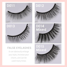 Load image into Gallery viewer, Five Pairs Of 3D Magnetic Eyelashes Eyeliner Liquid False Eyelashes