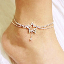 Load image into Gallery viewer, Five Pointed Star Shaped Anklets New Women Ankle Summer Beach
