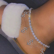 Load image into Gallery viewer, Dollar Sign Pendant Anklet
