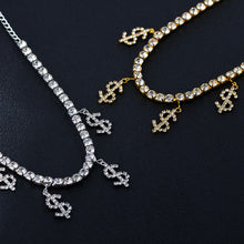 Load image into Gallery viewer, Dollar Sign Pendant Anklet