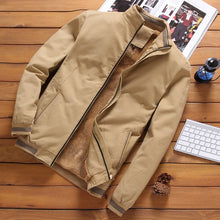 Load image into Gallery viewer, Fleece Jackets Mens High Quality Thick Warm Bomber Jacket Men Women