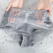 Load image into Gallery viewer, Floral Embroidery Lace Bra And High Waist Panties Set Sexy Lingerie