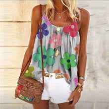 Load image into Gallery viewer, Floral Printed Casual Women Tank Tops Summer Sleeveless Loose