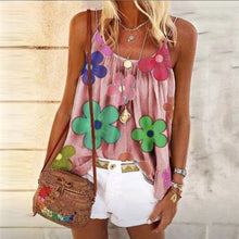 Load image into Gallery viewer, Floral Printed Casual Women Tank Tops Summer Sleeveless Loose