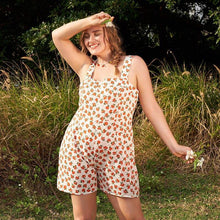 Load image into Gallery viewer, Floral Printed Women Fresh Short Jumpsuits 2021 Summer Latest Prairie - Sophornlilly