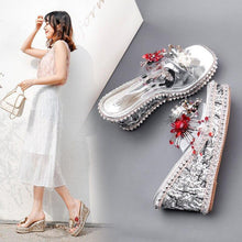 Load image into Gallery viewer, Flower 10cm High heeled Women Sandals Sexy Women Shoes|High Heels| - Sophornlilly