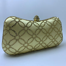 Load image into Gallery viewer, Flower Emerald Dark Green Rhinestone Crystal Clutch Evening Bags for