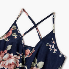 Load image into Gallery viewer, Flower Mother Daughter Matching Overall Pants Family Set Tank Mom Baby
