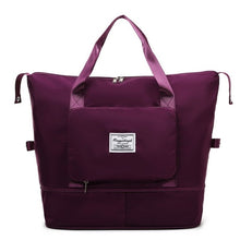 Load image into Gallery viewer, Foldable Travel Bag Wet Dry Separation Waterproof Handbag Large