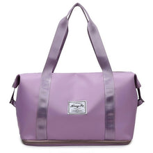 Load image into Gallery viewer, Foldable Travel Bag Wet Dry Separation Waterproof Handbag Large