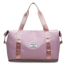 Load image into Gallery viewer, Foldable Travel Bag Wet Dry Separation Waterproof Handbag Large