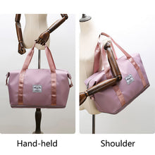 Load image into Gallery viewer, Foldable Travel Bag Wet Dry Separation Waterproof Handbag Large