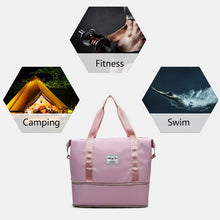 Load image into Gallery viewer, Foldable Travel Bag Wet Dry Separation Waterproof Handbag Large