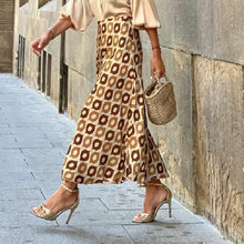 Load image into Gallery viewer, Elegant Polka Dot Casual High Waist Maxi