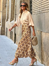 Load image into Gallery viewer, Elegant Polka Dot Casual High Waist Maxi