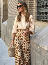 Load image into Gallery viewer, Elegant Polka Dot Casual High Waist Maxi