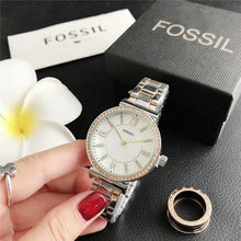 Load image into Gallery viewer, Fossil  Quartz Wrist Dress Women Watches Silver Bracelet Ladies Watch - Sophornlilly