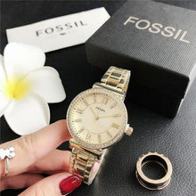 Load image into Gallery viewer, Fossil  Quartz Wrist Dress Women Watches Silver Bracelet Ladies Watch - Sophornlilly