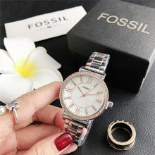 Load image into Gallery viewer, Fossil  Quartz Wrist Dress Women Watches Silver Bracelet Ladies Watch - Sophornlilly