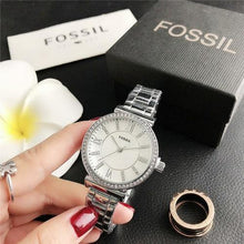 Load image into Gallery viewer, Fossil  Quartz Wrist Dress Women Watches Silver Bracelet Ladies Watch - Sophornlilly