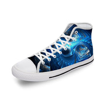 Load image into Gallery viewer, Fractal Dawn Graphic Funny Cool White Cloth Fashion 3D Print High Top