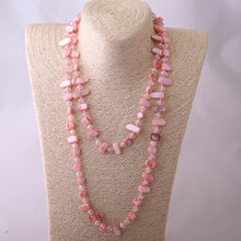 Load image into Gallery viewer, Fashio Long Knotted Halsband Rainbow Color Crystal and