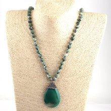 Load image into Gallery viewer, Fashion Long Knotted Stones Bohemian Tribal Jewelry