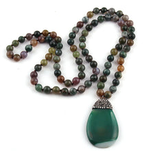 Load image into Gallery viewer, Fashion Long Knotted Stones Bohemian Tribal Jewelry
