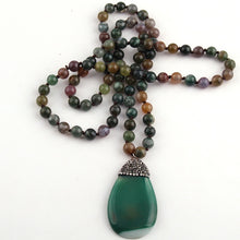 Load image into Gallery viewer, Fashion Long Knotted Stones Bohemian Tribal Jewelry