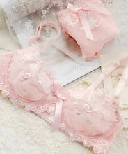 Load image into Gallery viewer, Bra &amp; Brief Sets Flower gauze lace embroidery ultra