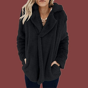 Fleece Sweater Women Cardigan