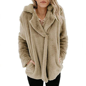 Fleece Sweater Women Cardigan