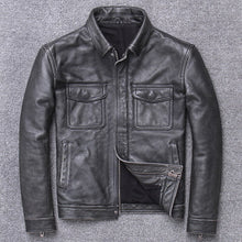 Load image into Gallery viewer, Classic leather jacket