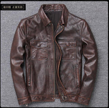 Load image into Gallery viewer, Classic leather jacket